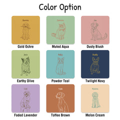 Retro Line Illustration Style Custom Flannel Blanket from Your Photo