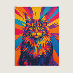 Neon Pop Style Custom Flannel Blanket from Your Photo