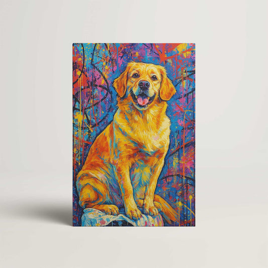 Pop Splash Expressionism Art Style Custom Canvas Print from Your Photo