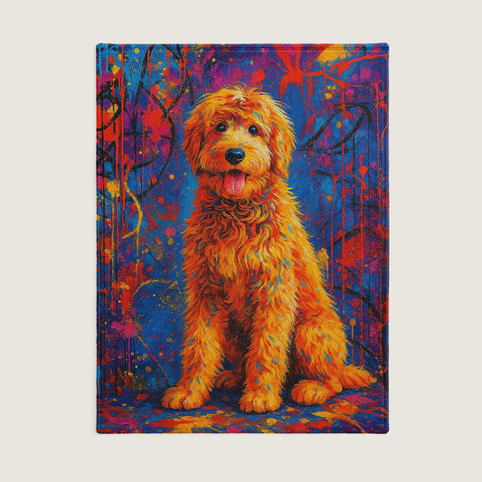 Pop Splash Expressionism Art Style Custom Flannel Blanket from Your Photo