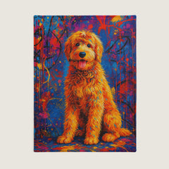 Pop Splash Expressionism Art Style Custom Flannel Blanket from Your Photo