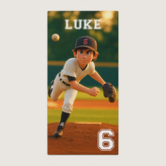 Personalizza il tuo telo mare con ritratto artistico personale!