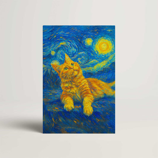 Van Goah Style Custom Canvas Print from Your Photo