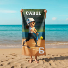 Personalizza il tuo telo mare con ritratto artistico personale!