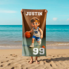 Personalizza il tuo telo mare con ritratto artistico personale!