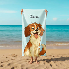 Personalizza il tuo telo mare con ritratto artistico personale!