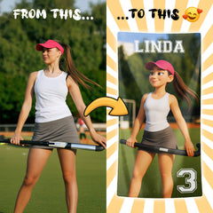 Personalizza il tuo telo mare con ritratto artistico personale!