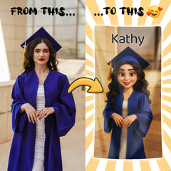 Personalizza il tuo telo mare con ritratto artistico personale!