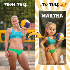 Personalizza il tuo telo mare con ritratto artistico personale!