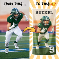 Personalizza il tuo telo mare con ritratto artistico personale!