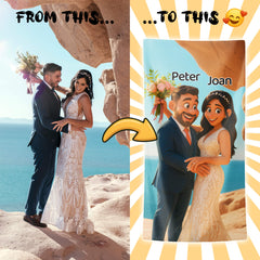 Personalizza il tuo telo mare con ritratto artistico personale!