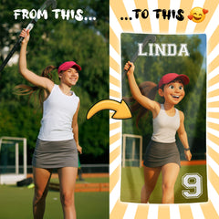 Personalizza il tuo telo mare con ritratto artistico personale!