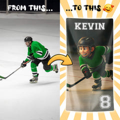 Personalizza il tuo telo mare con ritratto artistico personale!