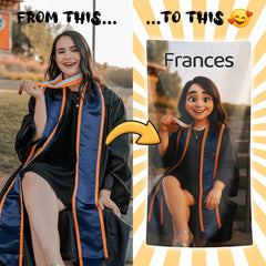 Personalizza il tuo telo mare con ritratto artistico personale!