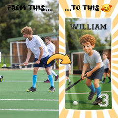 Personalizza il tuo telo mare con ritratto artistico personale!