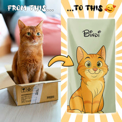 Personalizza il tuo telo mare con ritratto artistico personale!