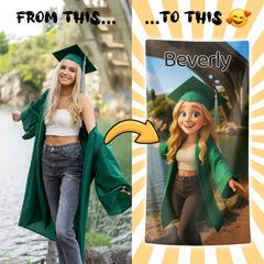 Personalizza il tuo telo mare con ritratto artistico personale!