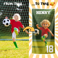 Personalizza il tuo telo mare con ritratto artistico personale!