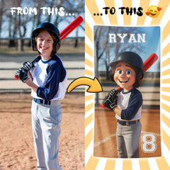 Personalizza il tuo telo mare con ritratto artistico personale!