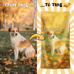 Personalizza il tuo telo mare con ritratto artistico personale!