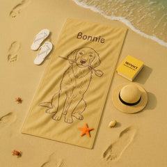 Personalizza il tuo telo mare con ritratto artistico personale!