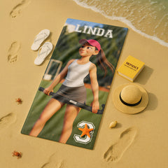 Personalizza il tuo telo mare con ritratto artistico personale!