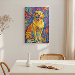 Pop Splash Expressionism Art Style Custom Canvas Print from Your Photo