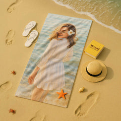 Personalizza il tuo telo mare con ritratto artistico personale!