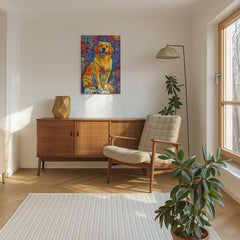 Pop Splash Expressionism Art Style Custom Canvas Print from Your Photo