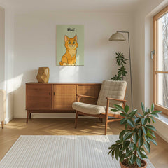 Fairy Tale Cartoon Style Custom Canvas Print from Your Photo