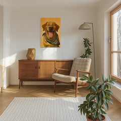 Caricature Style Custom Canvas Print from Your Photo