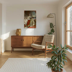 The Queen Oil Painting Style Custom Canvas Print from Your Photo