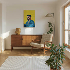 Pop Art Comic Style Custom Canvas Print from Your Photo