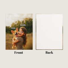 Pixar-Inspired Custom Flannel Blanket from Your Photo