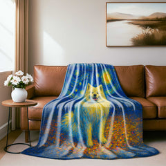 Van Goah Style Custom Flannel Blanket from Your Photo