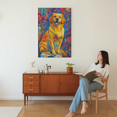 Pop Splash Expressionism Art Style Custom Canvas Print from Your Photo