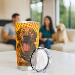 Caricature Style Custom 20oz Tumbler from Your Photo