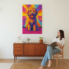 Neon Pop Style Custom Canvas Print from Your Photo