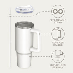 Caricature Style Custom 30oz Tumbler with Handle from Your Photo