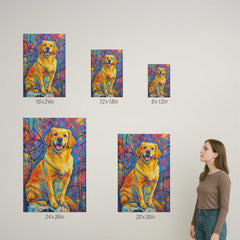 Pop Splash Expressionism Art Style Custom Canvas Print from Your Photo