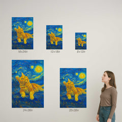 Van Goah Style Custom Canvas Print from Your Photo