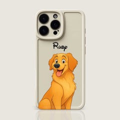Fairy Tale Pet Portrait TPU iPhone Case – Custom Cartoon Portrait from Your Photo