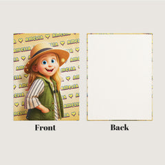 Pixar-Inspired Custom Flannel Blanket – Turn Your Photo into a Cartoon Character