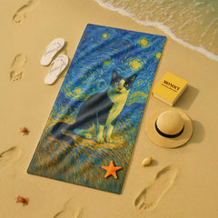 Personnalisez votre propre serviette de plage portrait artistique personnel !