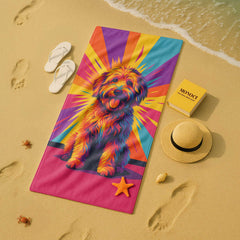 Personnalisez votre propre serviette de plage portrait artistique personnel !