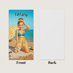 Pixar-Inspired Custom Beach Towel from Your Photo