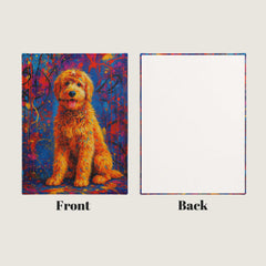 Pop Splash Expressionism Art Style Custom Flannel Blanket from Your Photo